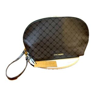 Steve Madden Women's Dome Case, Black & Grey, NWT